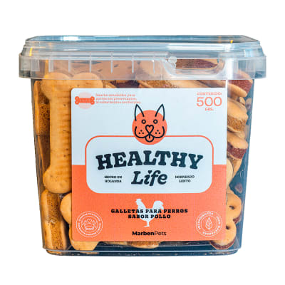 Galletas Healthy Life Sabor Pollo 500 Gr