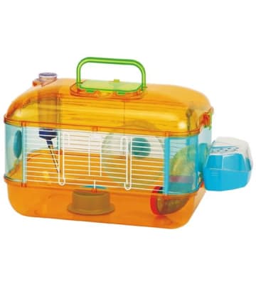 Jaula Acrilica  un Piso Para Hamster1