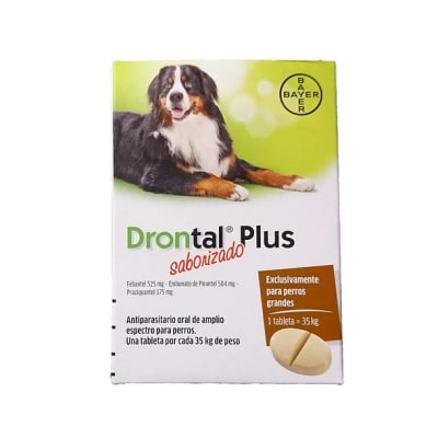 Drontal Plus Antiparasitario Interno 35 Kg