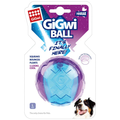 GIGWI BALL Medium Trans Blue/Purple 1Pz
