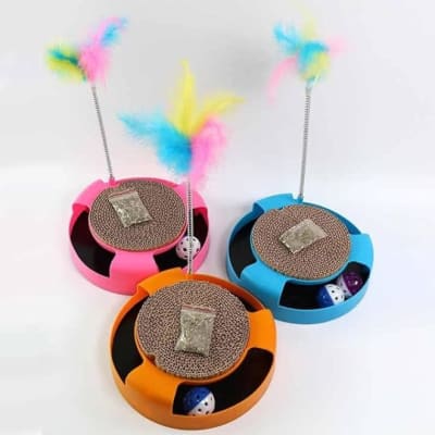 Juguete Base Rascador Catnip