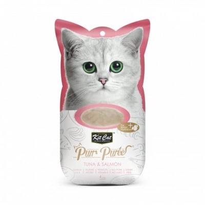 KITCAT 4x15G Tuna & Salmon