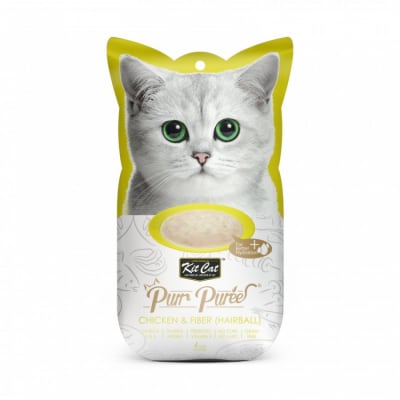 KITCAT 4x15G Chicken & Fiber