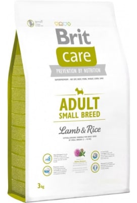 Brit Care Adult Small Breed Lamb & Rice 3Kg.