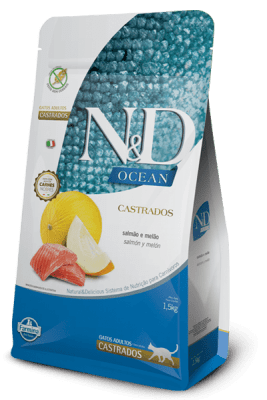 N&D Ocean Feline Salmon Castrado 7.5 KG
