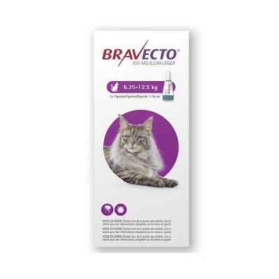 Bravecto Gato 6.25 a 12.5 Kg1