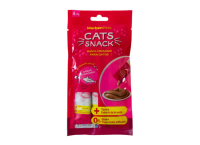 CATS SNACK CREMOSOS PARA GATOS SABOR ALBACORA