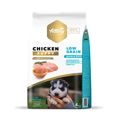 AMITY SP LOW GRAIN CHIKEN PUPPY 4KG
