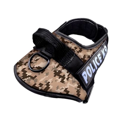 Arnés Police K9 Camuflaje Desierto Xl1