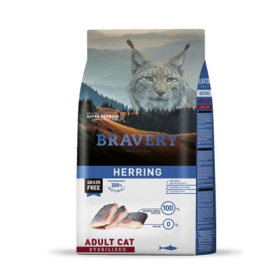 Bravery Herring Adult Cat Sterilized 2 Kg1
