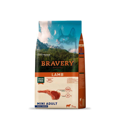 BRAVERY LAMB MINI ADULT SMALL BREEDS 2KG