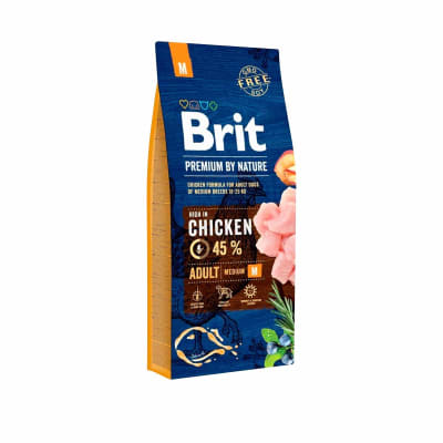 Brit Premium By Nature Dog Adult Medium 15 KG
