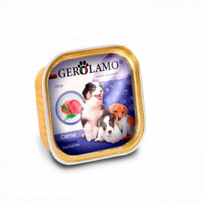 Gerolamo Pate Perro Cachorro Carne 300 gr1