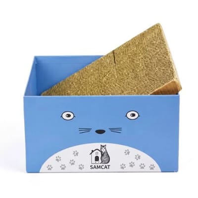 Caja Rascadora Azul1