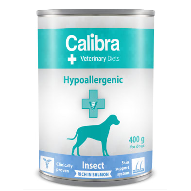 Calibra Perro Lata Hypoallergenic Insect & Salmón 400 Gr.