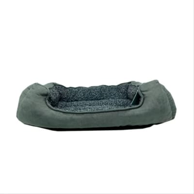 Cama perro acolchada cafe S1