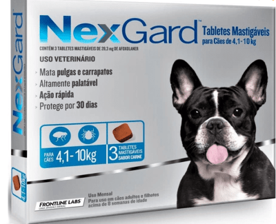 Nexgard Antiparasitario 3 Comprimidos 4.1 A 10 Kg