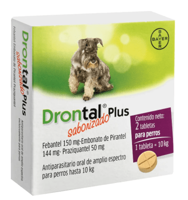 Drontal Plus Perro 10Kg (2 comprimidos)