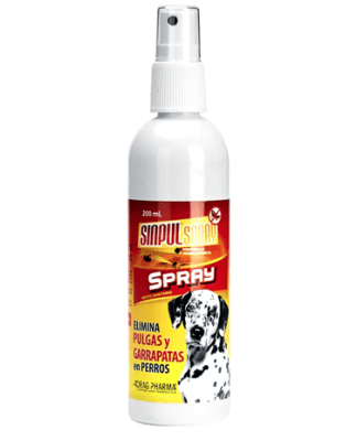 Sinpul Spray Elimina Pulgas Y Garrapatas 200Ml