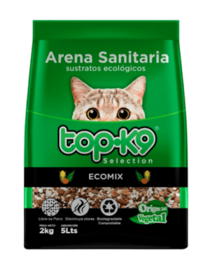 Arena Sanitaria Topk9 Ecomix 2Kg.