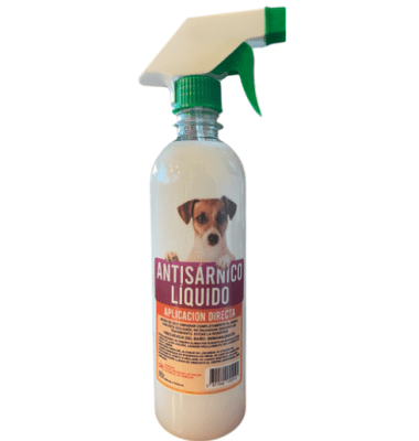 Antisárnico Liquido 500 cc Fumigación Doméstica Perros Gatos