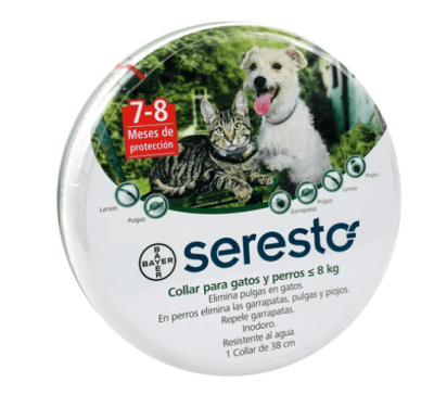 Seresto Collar Gato/Perro  Antiparasitario Externo - 8Kg