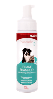 BIOLINE SHAMPOO DE ESPUMA SECA 220 gr