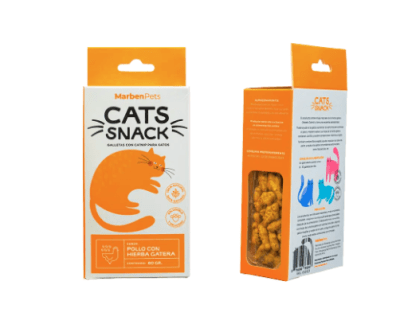 Cats Snack Galletas De Pollo Con Hierba Gatera 80 Gr