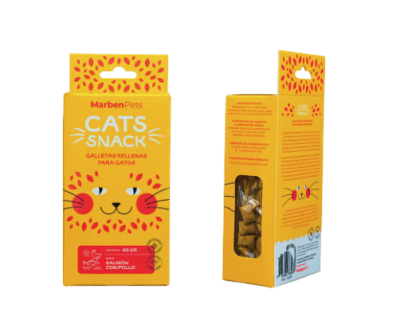 Galletas Rellenas De Salmón Y Pollo 80 Gr