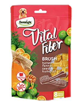 Vital Fiber Brush Honey 8 Un.