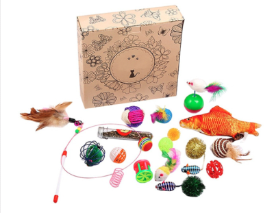 KIT 20 JUGUETES GATITO