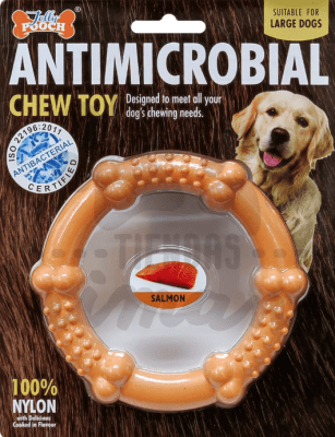 JUGUETE ANTIMICROBIAL NYLON CIRCULO MEDIUM DOGS1