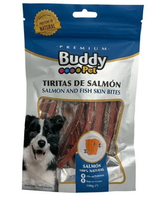 Buddy Pet Tiritas de Salmón 100 Grs1