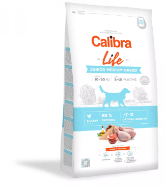 Calibra Dog Life Junior Med Chicken 2.5kg1