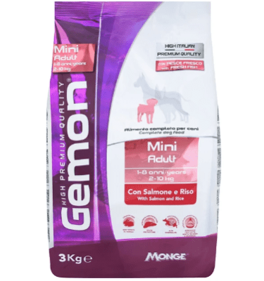 Gemon Dog Mini Adulto Salmon/Rice 3KG