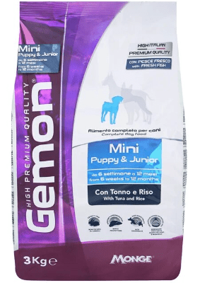 Gemon Dog Mini Puppy&Junior Tuna/Rice 3KG