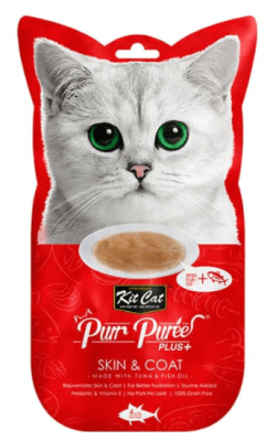KitCat 4x15G Plus Skin&Coat - Tuna