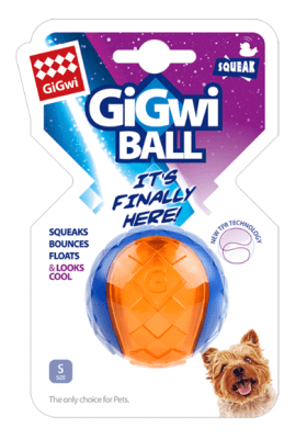 Giwi Ball Small Trans-blue/Orange 1pz.