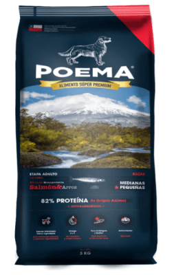 Poema Canino Seco Adulto Peq/Med Salmón 3 KG.