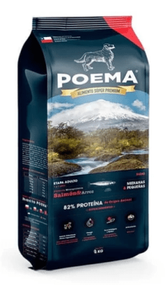 Poema Canino Seco Adulto Peq/Med Salmón 12 KG1