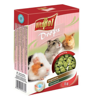Vitapol Vegetable Drops Rodents & Rabbit 75Grs.