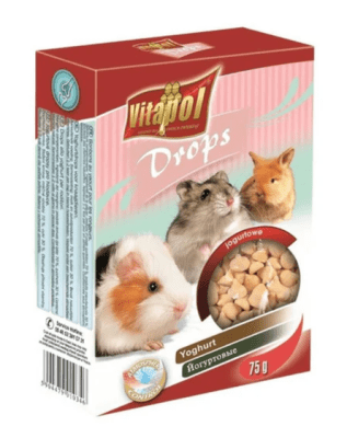 Yogurt Drops For Rodents & Rabbit 75 Grs.