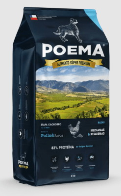 Poema Canino Seco Cachorro Peq/Med Pollo 3 Kg.