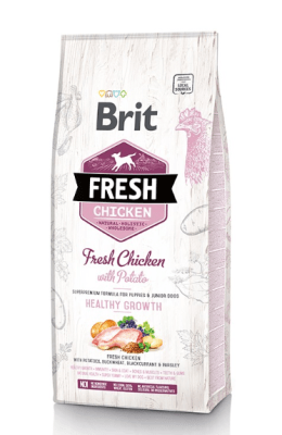 Brit Fresh Chicken Potato Puppy Healty Growth 2.5 KG