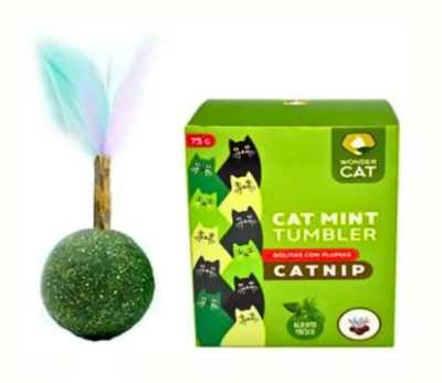 Bola Catnip y Menta XL Con Varilla