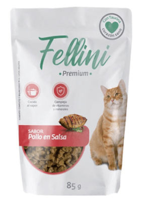 Fellini Pollo en Salsa 85grs.1