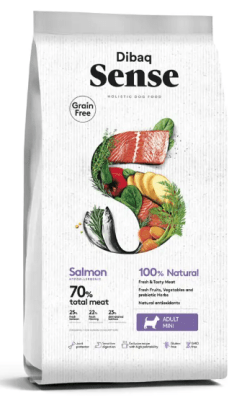 Dibaq Sense Salmón Perro Mini Adulto 2 KG.1