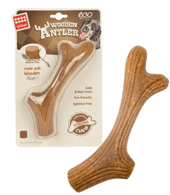 Wooden Antler Madera Natural Small 1pz1