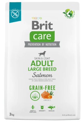 BRIT CARE GF ADULT LARGE BREED SALMON 3 KG