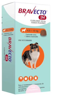 Bravecto Perro 1M 4.5 a 10KG1